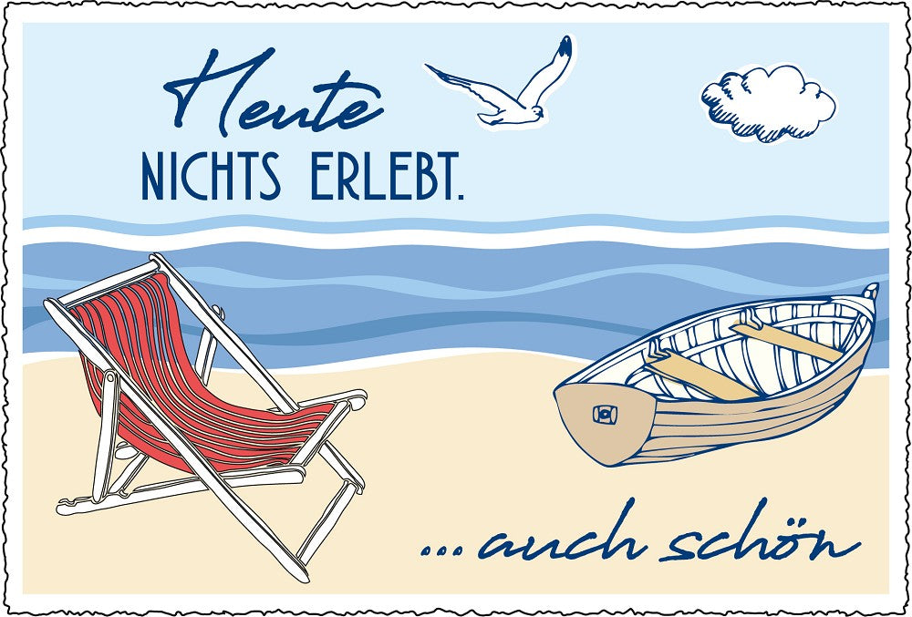 20030017 - Editions - PK  Illustration „Heute nichts erlebt...“
