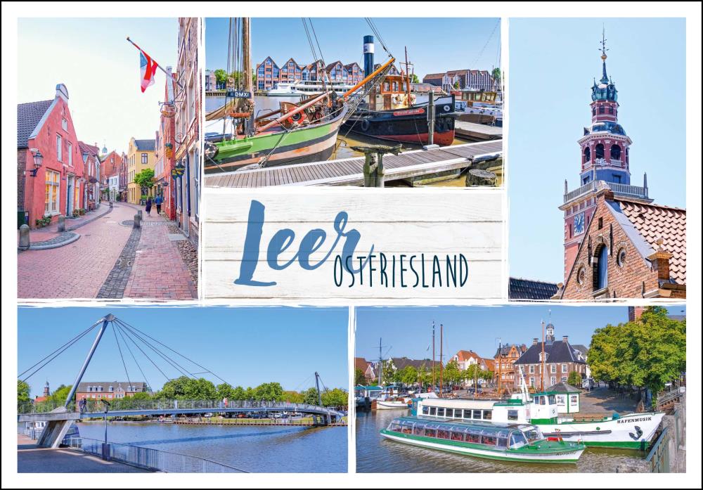 20033526 - Editionspostkarte Nordsee „Leer“