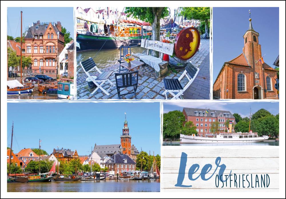 20033531 - Editionspostkarte Nordsee „Leer“