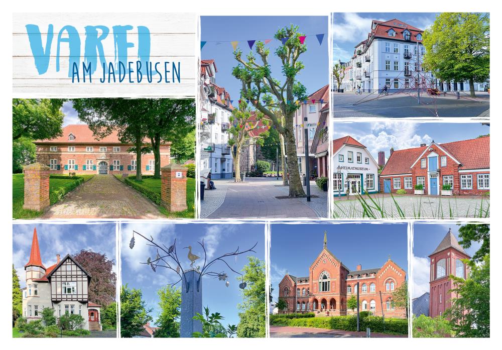 20033573 - Editionspostkarte Nordsee „Varel am Jadebusen" Vielmotiv