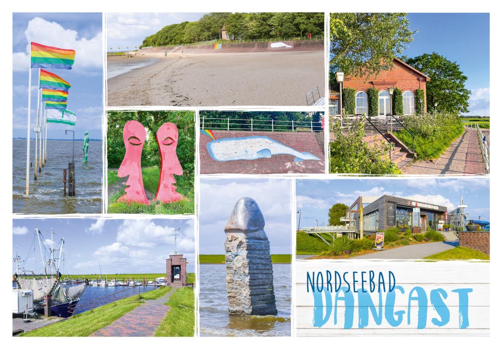 20033576 - Editionspostkarte Nordsee „Dangast" Vielmotiv