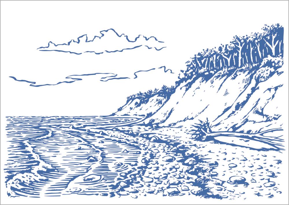 20035006 - Prägekarte "Küste"