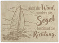 23001001 - Holzpostkarte "Segelboot"