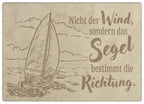 23001001 - Holzpostkarte "Segelboot"