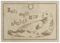 23001005 - Holzpostkarte "Robbe"