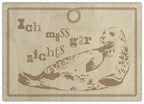 23001005 - Holzpostkarte "Robbe"