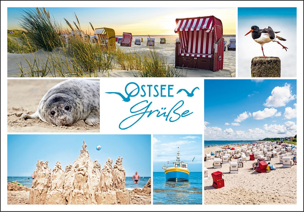 25011001 - Editions - PK "Ostsee Grüße" Vielmotive