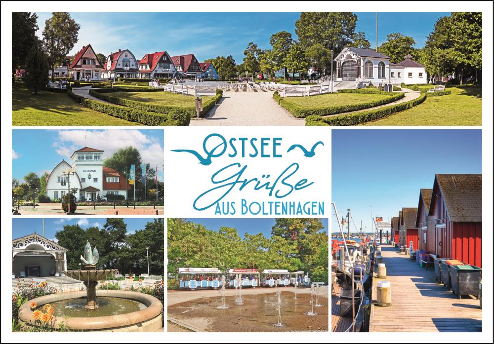 25011141 - Postkarte Ostsee Grüße "Boltenhagen" Vielmotiv