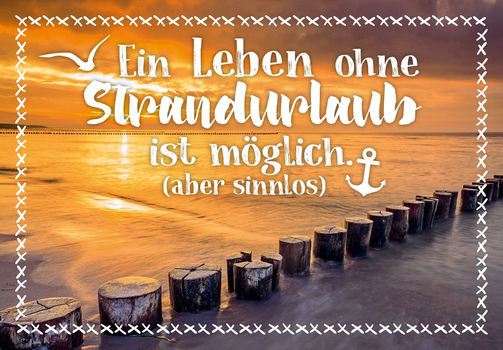 25024011 - Editions - PK "schöne Worte" Ein Leben ohne  ...