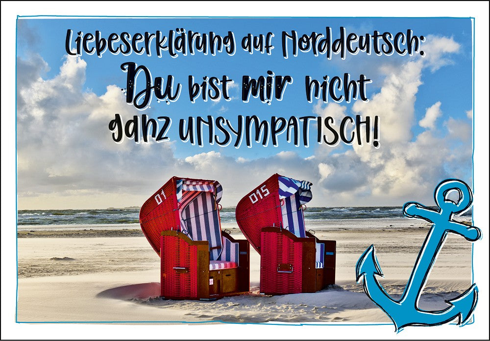 25025007 - Editions - PK "typisch Norden" Liebeserklärung ...