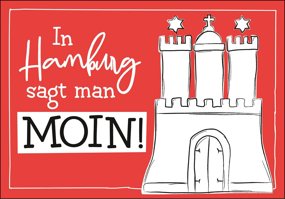 25025503 - Editions - PK Typisch Norden „In Hamburg sagt man Moin!“