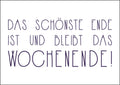 25026021 - Postkarte Küsten Gesabbel „...Wochenende“