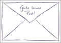 25026029 - Postkarte Küsten Gesabbel „Gute Laune Post!“