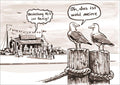 25027024 - Postkarte Küsten Cartoons "Bestellung Nr. 5"