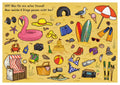 25027038 - Postkarte Küsten Cartoons "Wimmelbild-Strand"