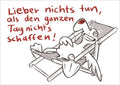 25028002 - Postkarte Norbert "Nichts schaffen"