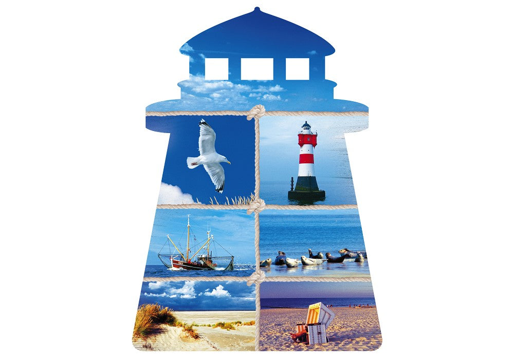 25031023 - Formpostkarte Leuchtturm Vielmotiv