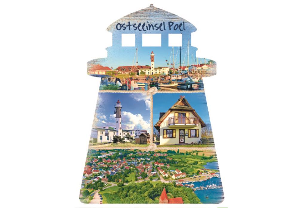25032535 - Formpostkarte Poel Leuchtturm Vielmotiv