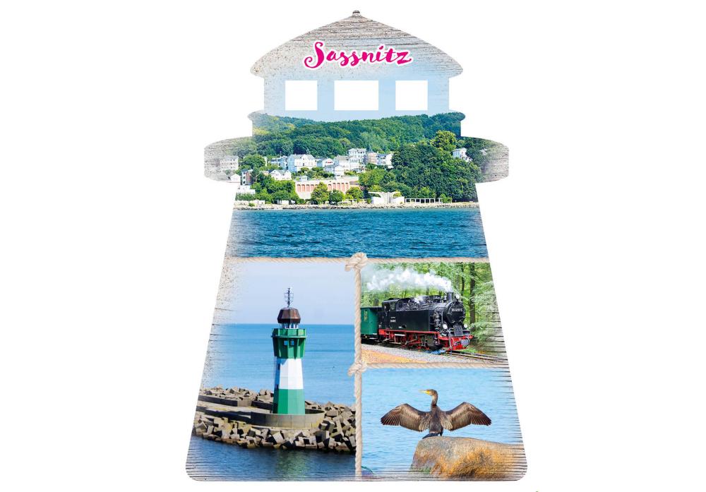 25032544 - Formpostkarte Sassnitz Leuchtturm Vielmotiv