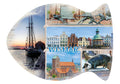 25032548 - Formpostkarte Wismar Fisch Vielmotiv