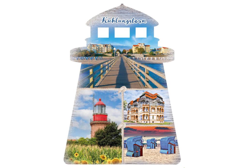 25032549 - Formpostkarte Kühlungsborn Leuchtturm Vielmotiv
