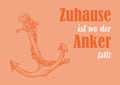 25034009 - Postkarte Küsten Colour "Zuhause ist..."