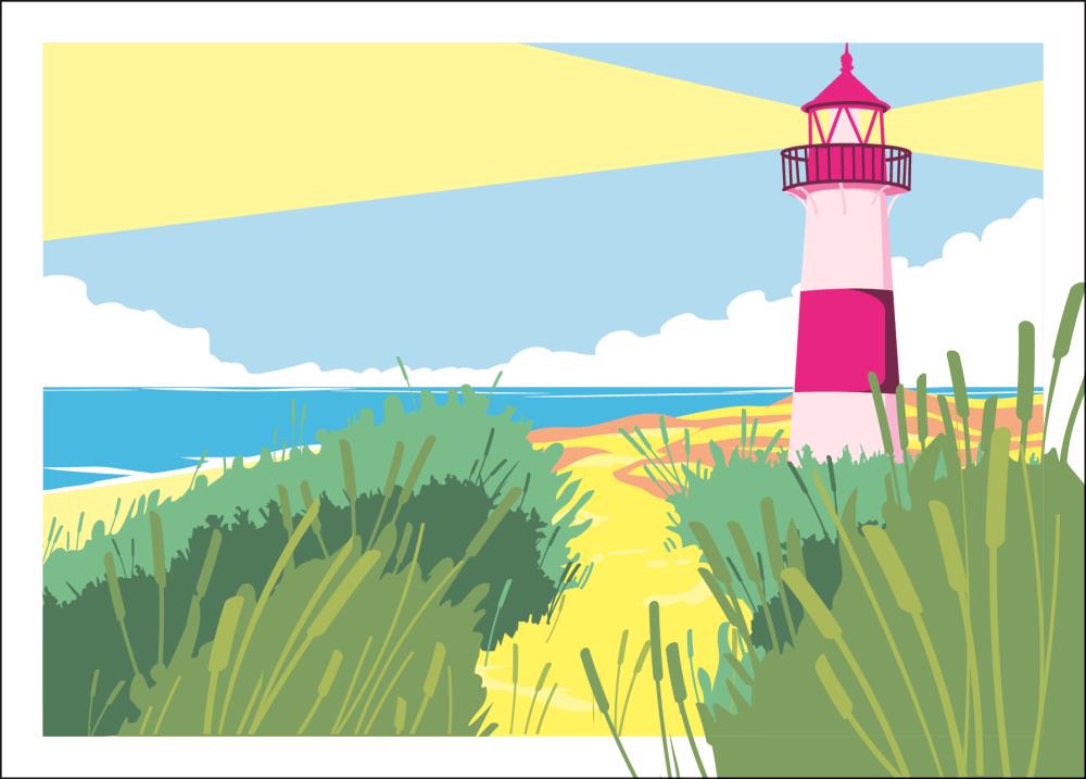 25034207 - Postkarte Küsten Colour "Leuchtturm"