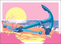 25034210 - Postkarte Küsten Colour "Anker"