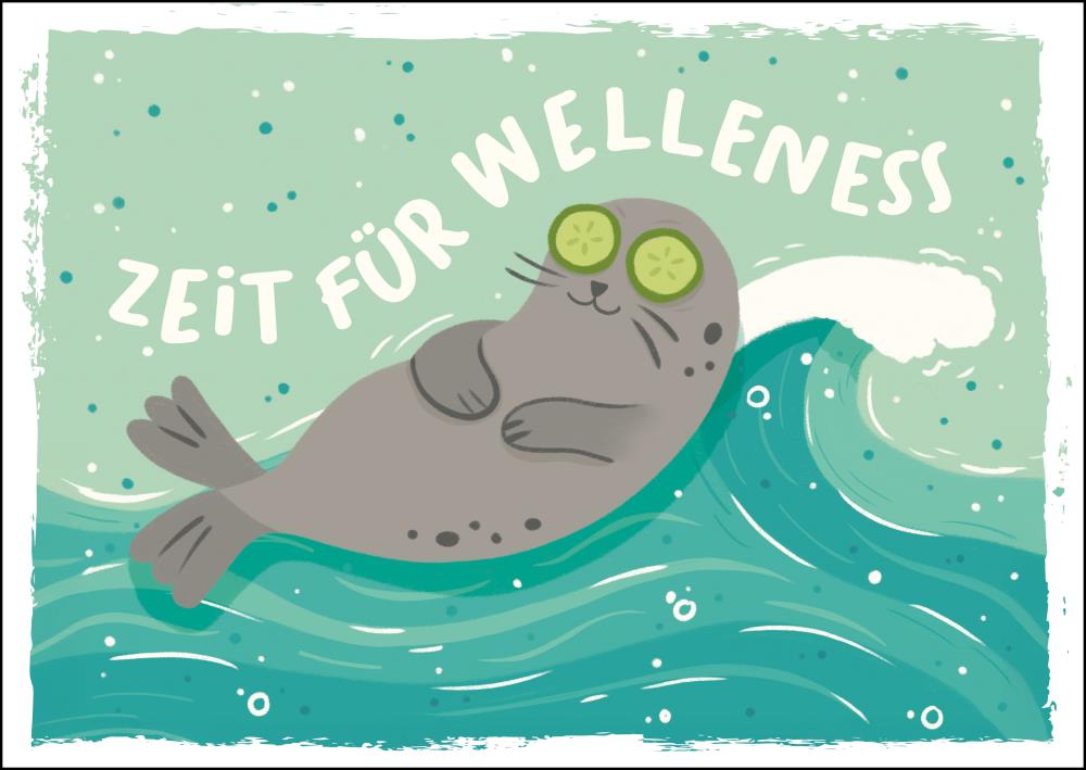 25035103 - Postkarte Wortwitzküste "Robbe"