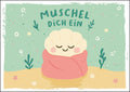 25035104 - Postkarte Wortwitzküste "Muschel"
