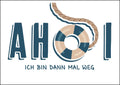 25035207 - Postkarte Küsten Icons "Ahoi"