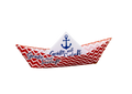 30020003 - Papierboot "Grüße mit Seeluft"