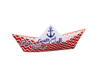 30020003 - Papierboot "Grüße mit Seeluft"