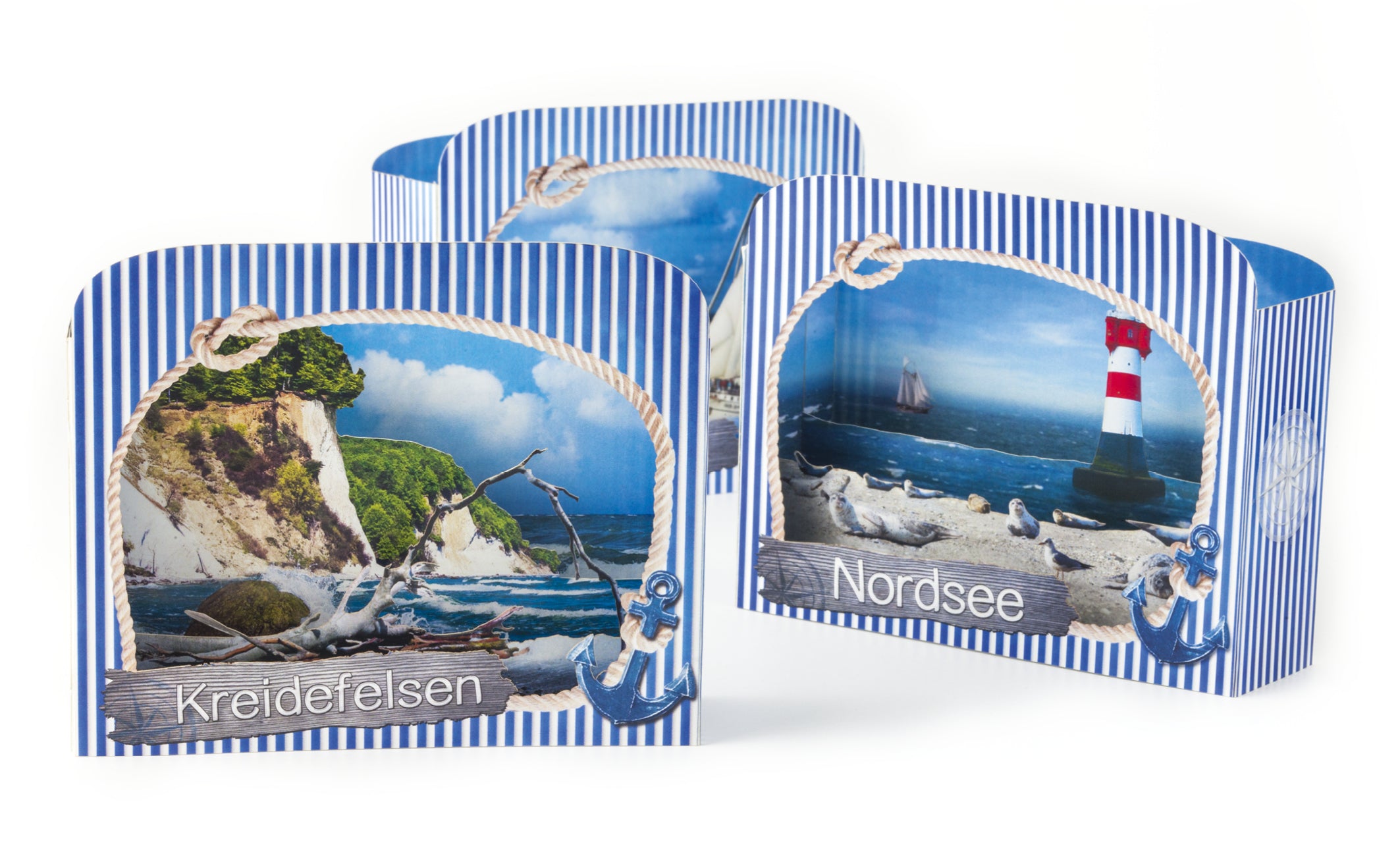 0656 - 3D Grußkarte Küste Borkum