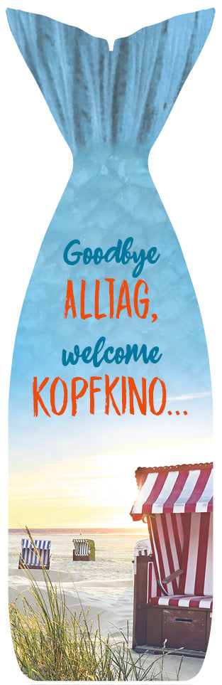 41005 - Lesezeichen Kaltfolie Goodbye Alltag...