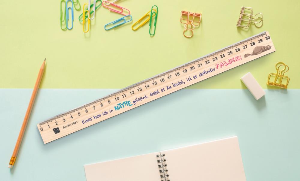 51006006 - Holzlineal "Mathe"