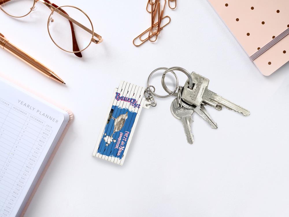 51007001 - Schlüsselanhänger Mini-Zollstock "Bauernregel"