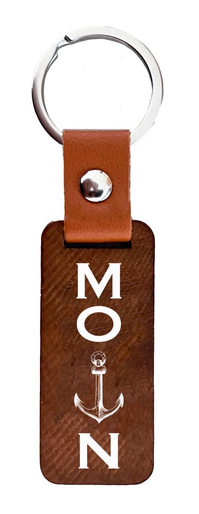 51008001 - Schlüsselanhänger Holz "Moin"