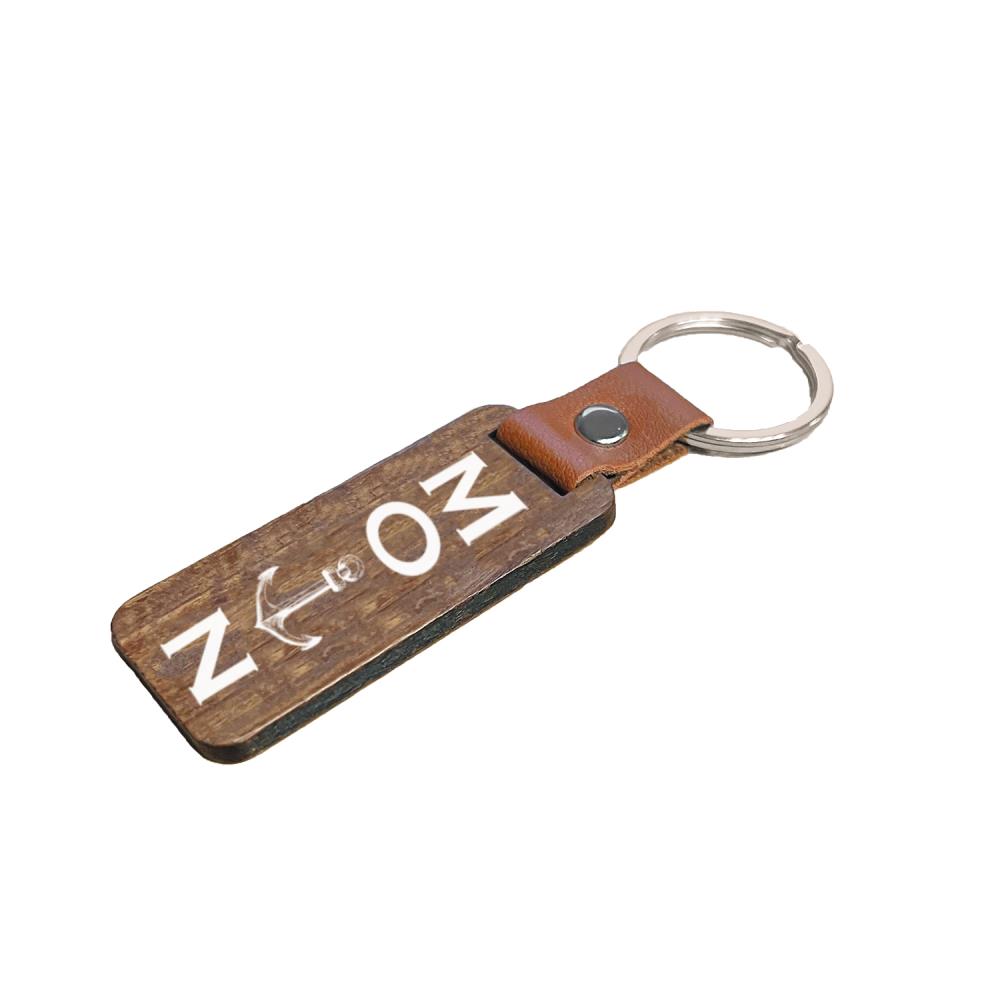 51008001 - Schlüsselanhänger Holz "Moin"