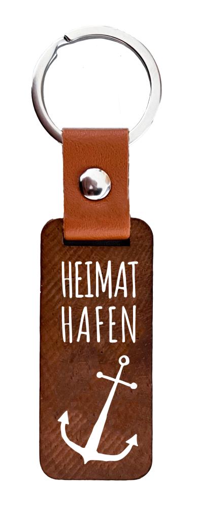 51008002 - Schlüsselanhänger Holz "Heimathafen"