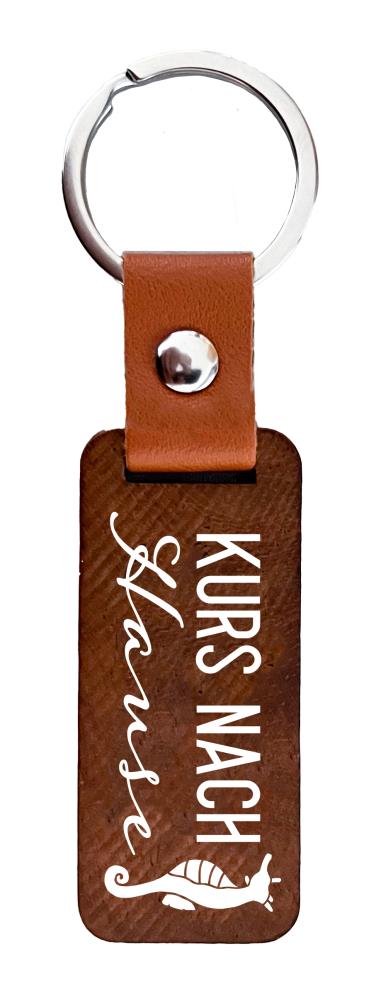 51008005 - Schlüsselanhänger Holz "Kurs nach Hause"