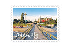 51050272 - Formmagnet Briefmarke „Zinnowitz“