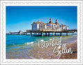 51050324 - Formmagnet Briefmarke "Sellin"