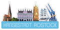 51050329 - Formmagnet Rostock Silhouette
