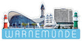 51050331 - Formmagnet Warnemünde Silhouette