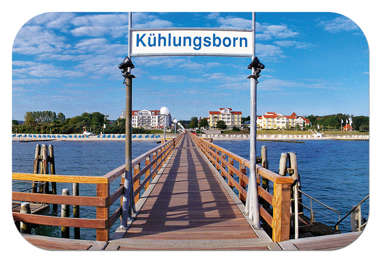 51050345 - Formmagnet "Kühlungsborn Seebrücke"