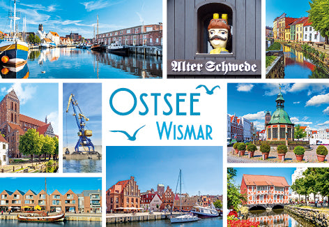 51052005 - Epoxy-Magnet Standard „Wismar“ Vielmotiv