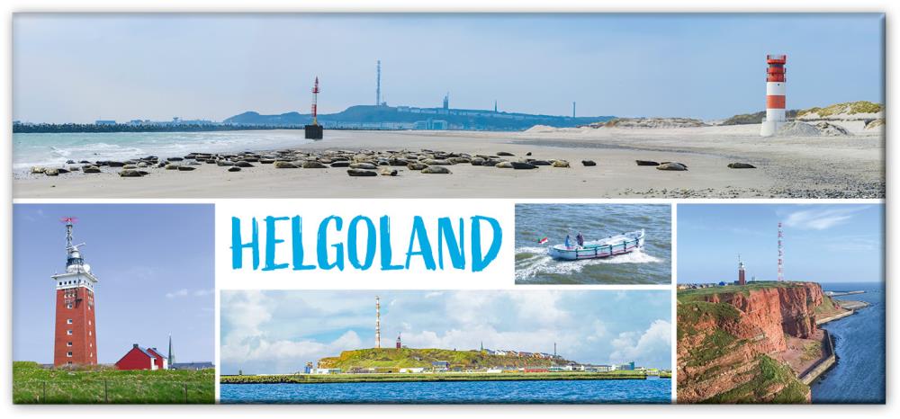 51053108 - Magnet Panorama matt "Helgoland" Vielmotiv