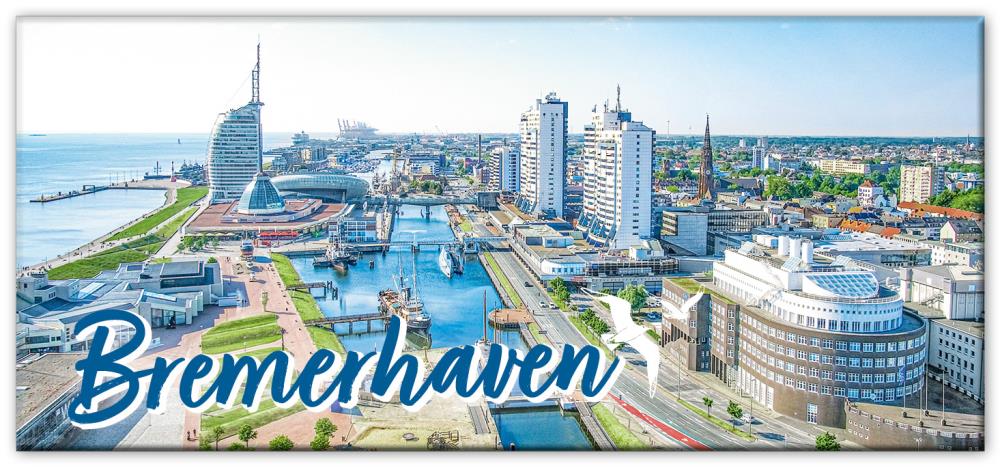 51053116 - Magnet Panorama matt "Bremerhaven"