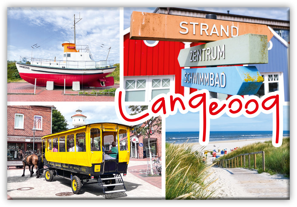 51055108 - Magnet Standard matt - "Langeoog" Vielmotiv